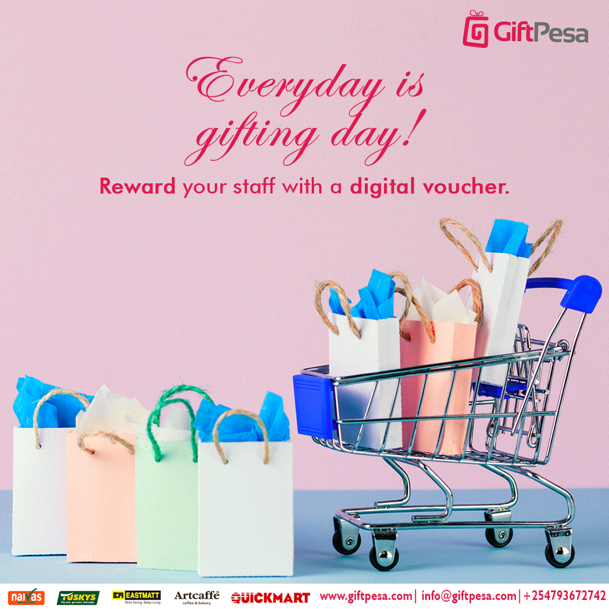 Shopping with a digital voucher