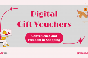 Image with text saying digital gift vouchers provide convenience and freedom in shopping